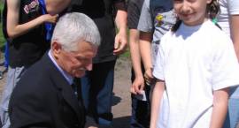 Zygmunt Smalcerz rozdaje autografy /Fot. Z.Dowlaszewicz
