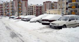 Zaspy na osiedlu Raginisa