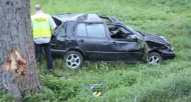 Wypadek w Chmielach-Pogorzelach (gm. Zambrów, powiat zambrowski) droga krajowa nr 63....