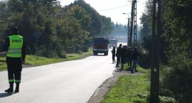 Strażacy walczyli z żywiołem w Srebrnej