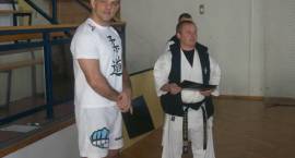 Trening Mazowiecko-Podlaskiego Klubu Karate w Zambrowie z Pawłem Nastulą