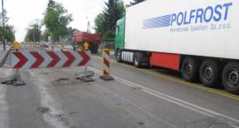 Ulica kościuszki (przy poczcie) - od wtorku - ruch wahadłowy. Stan na dzień 05.05.2009...