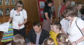 Sportowcy z MP1 Akademia Malucha w Zambrowie w Centrum Olimpijskim w Warszawie /Fot. z...