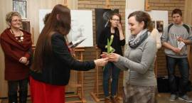 Wernisarz wystawy Opowieść o małym człowieku w Centrum Kultury