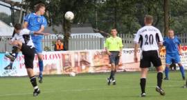 Mecz o mistrzostwo III ligi: Olimpia Zambrów vs. Czarni Olecko. Stadion Zambrów,...