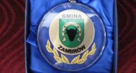 Medal okolicznościowy z herbem Gminy Zambrów
