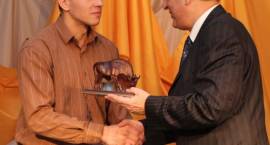Tomasz Figatowski - zdobywca Złotego Żubra 2008 w kategorii najlepszy sportowiec /Fot....