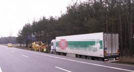 TIR w rowie /Fot. Marek Rytelewski, SOS Assistance