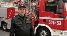 Janusz Tomaszewski jako pierwszy wziął udział w międzynarodowych szkoleniach strażaków...