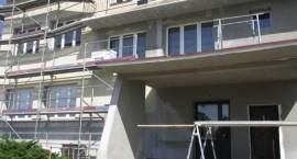 Prace termomodernizacyjne przy Szkole Podstawowej w Laskowcu Starym (10.07.2008 r.)...