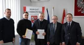 Jest umowa w sprawie lądowiska dla szpitala /fot. Starostwo Powiatowe w Zambrowie