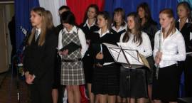 Koncert słowno-muzyczny w wykonaniu uczniów ZSO /Fot. Grzegorz Zawistowski