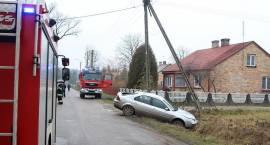 Rozbił się na słupie w Srebrnej