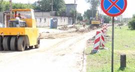 Remont ul. Papieża Jana Pawła II, stan prac na: 6 września 2013r.