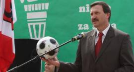 Uroczyste otwarcie kompleksu Moje Boisko Orlik 2012 przy Szkole Podstawowej nr 4 w...