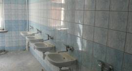 Remont skrzydła budynku SP4. Stan prac na 07.08.2009 r.