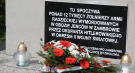 Delegacja władz miasta złożyła wieniec na cmentarzu żołnierzy radzieckich w Zambrowie 