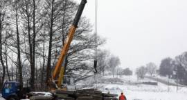 Budowa Obwodnicy Zambrowa. ul. Łomżyńska stan na - 8 II 2010 r.
