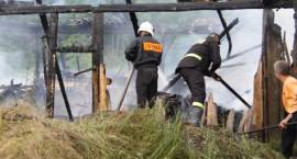 Akcja gaszenia pożaru stodoły w Długoborzu w dn. 06.07.2010 r.