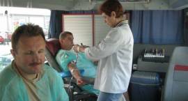 W Ambulansie do pobierania krwi w Zambrowie krew oddało 50 osób