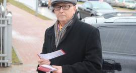 Kandydat na senatora Jerzy Ząbkiewicz pojawił się na ulicach Zambrowa