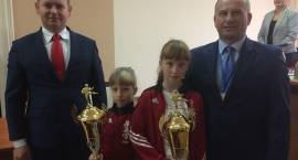Docenione przez wójta za osiągnięcia sportowe