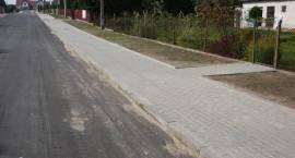 Wysoki standart nowej drogi w Woli Zambrowskiej