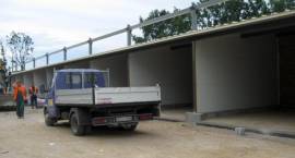 Budowa Targowicy Miejsckiej. Stan prac na 03.08.2009 r.