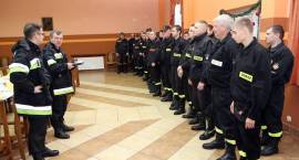 Egzamin końcowy szkolenia nowych strażaków ochotniczych