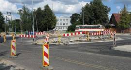 Zmiany w organizacji ruch w związu z przebudową ul. Mazowieckiej. Stan na 8.09.2009 r.