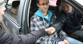 Uczniowie i Policjancji z Zambrowa razem na służbie