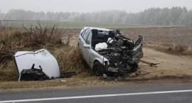 Śmiertelny wypadek na drodze krajowej nr 8 pomiędzy miejscowościami Szlasy Lipno, a...