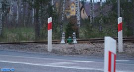 Przejazd kolejowy w Czerwonym Borze, 28.12.2017 r.