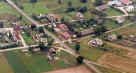 Wieś Poryte Jabłoń z lotu ptaka /fot. Katarzyna Walendziak