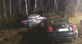 Wypadek na dk63. Sprawca nie był trzeźwy, 24.12.2017 r.