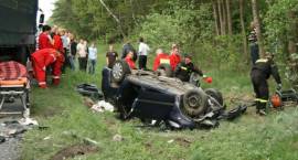 Skutki tragicznego wypadku na drodze nr 8 w okolicy miejscowości Podłaki Małe /Fot....