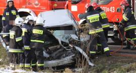 Tragiczny wypadek na krajowej ósemce pod Zambrowem. 1 osoba nie żyje.