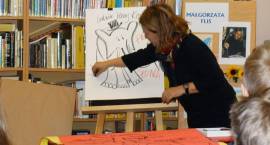 Spotkanie z ilustratorką książek dla dzieci Małgorzatą Flis w Szumowie