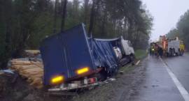 Akcja wydobycia TIR-ów z rowu po wypadku w dn. 05.05.2010 r. w okolicach m. Żabikowo -...