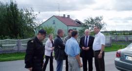 Najbardziej zniszczone wsie w niedzielę odwiedzili W-ce Minister Rolnictwa pan Marian...