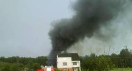 Akcja gaszenia pożaru stodoły w Długoborzu w dn. 06.07.2010 r.