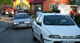 Skutki zderzenia VW Golfa i Fiata Brava w miejscowości Cieciorki w dn. 15.05.2009 r.