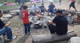 Przedszkolaki wraz z rodzicami odwiedziły Mamucią Dolinę. 