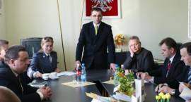 Spotkanie w Starostwie Powiatowym w Zambrowie w zw. z programem Lokalny lider...