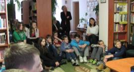 Miłosz Kamil Manasterski w Bibliotece Gminnej w Szumowie