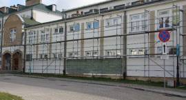 Termomodernizacja hali sportowej przy MG1. Stan prac na 29.09.2011r.