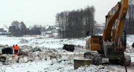 Budowa Obwodnicy Zambrowa. ul. Brzozowa stan na - 8 II 2010 r.