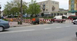 Przebudowa centrum - ul. Sadowa - stan na dn. 10.05.2007 r. /Fot. Katarzyna Walendziak