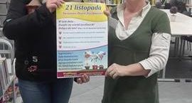 Wolontariusze z ZSA dziękują za udział w kampanii społecznej