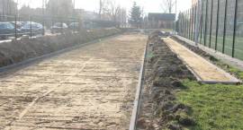 Trwają intensywne prace nad budową lekkoatletycznych orlików w Zambrowie